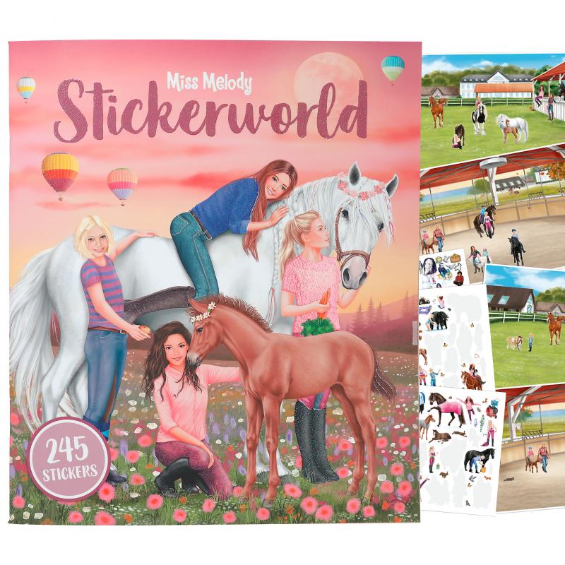 Depesche Miss Melody Stickerworld paarden stickerboek - 12130_A