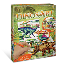Afbeelding in Gallery-weergave laden, DinosArt strass stenen op nummer Dino&#39;s, Diamond painting dinosaurussen
