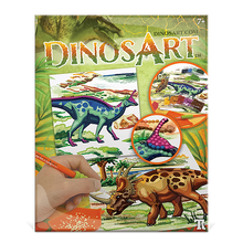 Afbeelding in Gallery-weergave laden, DinosArt strass stenen op nummer Dino&#39;s, Diamond painting dinosaurussen
