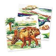 Afbeelding in Gallery-weergave laden, DinosArt strass stenen op nummer Dino&#39;s, Diamond painting dinosaurussen

