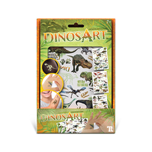 Afbeelding in Gallery-weergave laden, Dinosart Dinosaurus tattoos - set 100 stuks
