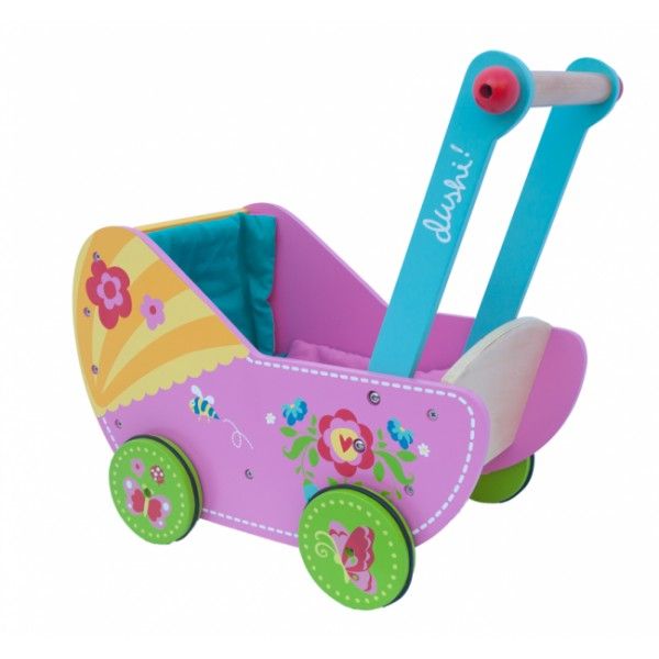 Dushi wooden doll clearance stroller