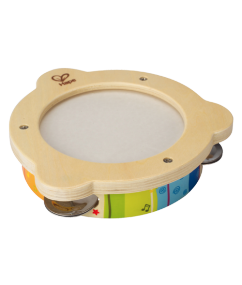 Hape E0304 Mr. Tambourine houten tamboerijn