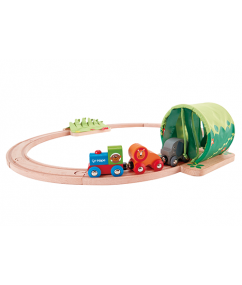 Hape E3800 Jungle Train Journey Set - Jungle treinset