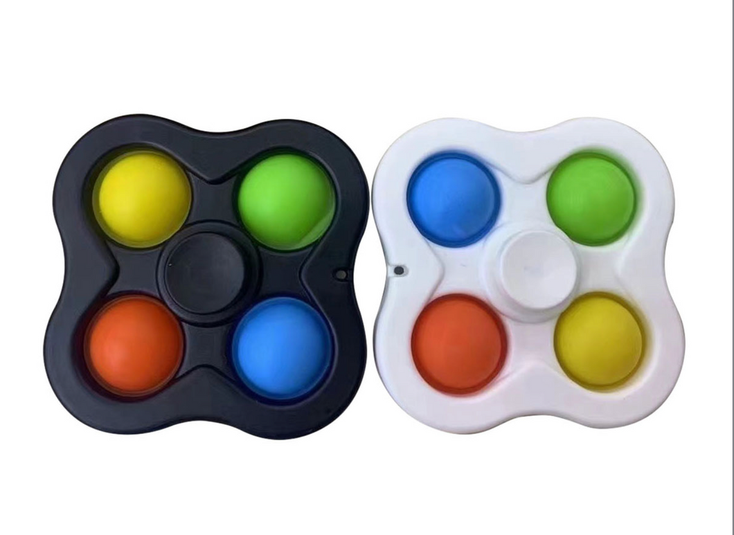 Fidget Toys Snap spin and pop it 4 buttons - pop it spinner