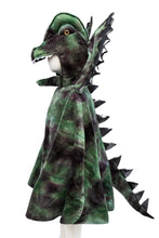 Afbeelding in Gallery-weergave laden, Great Pretenders dinosaurus cape - Grandasaurus Diliphosaurus cape met klauwen, maat 4-6 jaar - 56895
