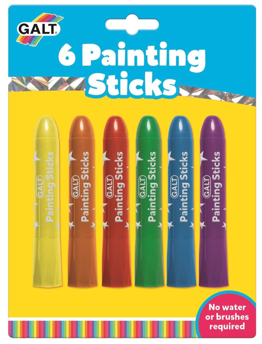 Galt Painting Sticks - set 6 stuks Rainbow
