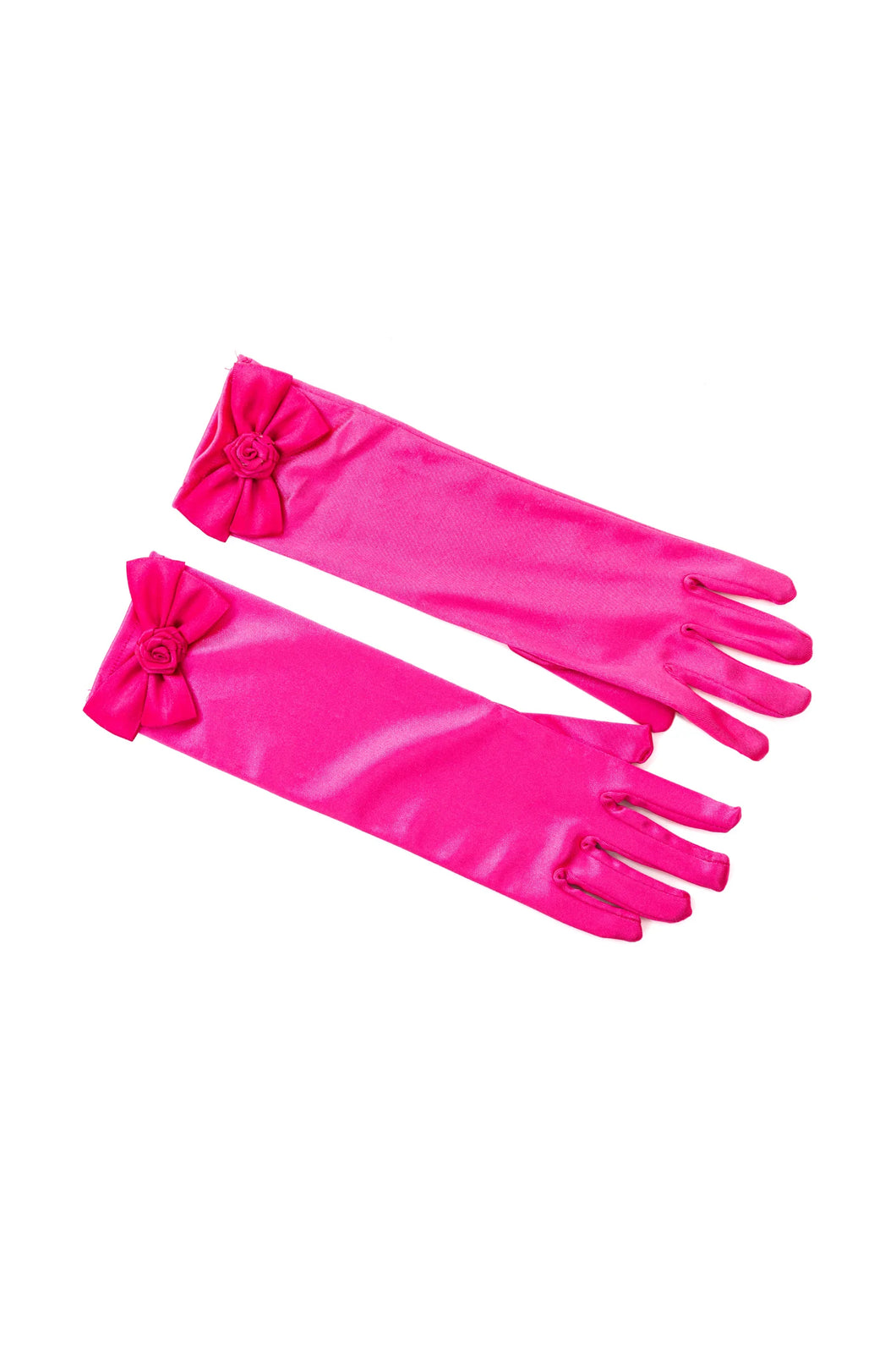 Great Pretenders fuchsia roze prinsessen handschoenen - 22620