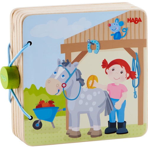 Haba 303774 Houten babyboek Manege