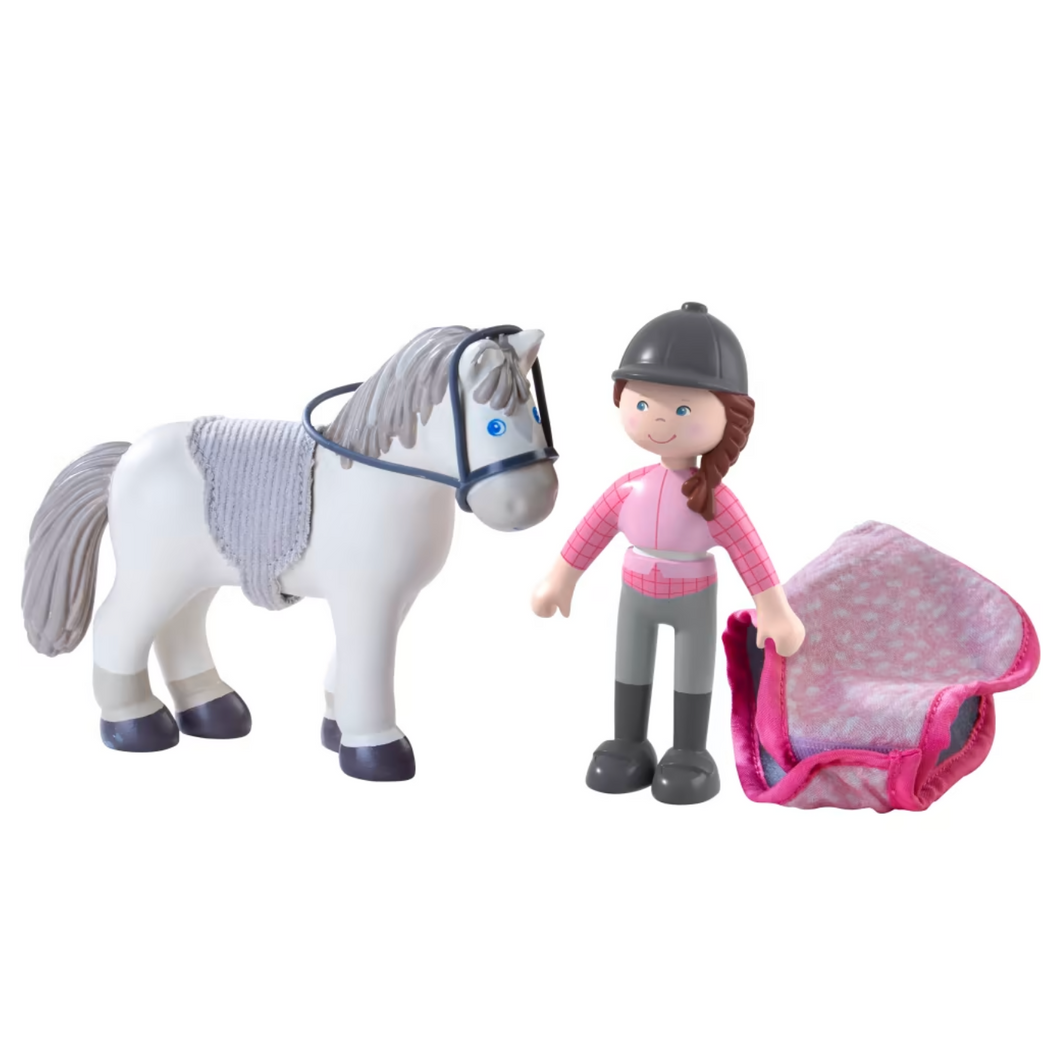 Haba Little Friends Amazone Sanya en paard Saphira - 306168