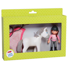 Afbeelding in Gallery-weergave laden, Haba Little Friends Amazone Sanya en paard Saphira - 306168
