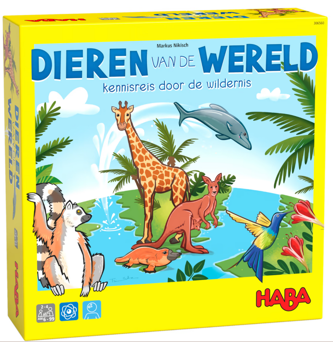 Haba spel Dieren van de wereld op ontdekking in de wildernis - 506564