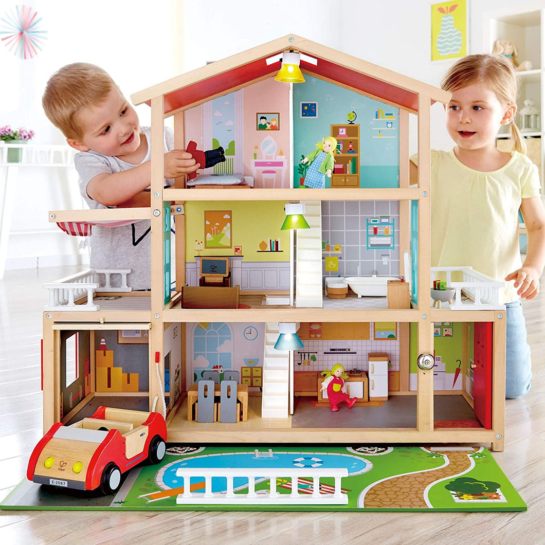 Hape Toys E3405 Doll Family Mansion - poppenhuis