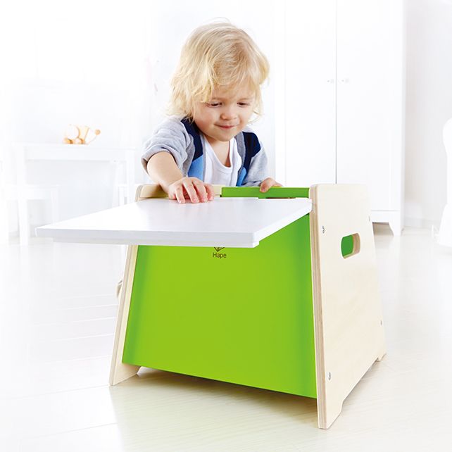 Hape Toys Sit and Stow Stool - E1045