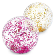 Afbeelding in Gallery-weergave laden, Intex glitter strandbal - beach ball - goud

