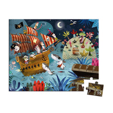 Afbeelding in Gallery-weergave laden, Janod puzzel Piraten op schattenjacht 36 stukjes - J02614

