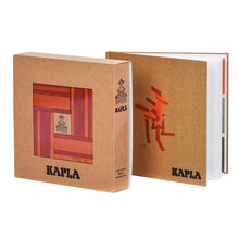 Afbeelding in Gallery-weergave laden, Kapla boek en kleuren 40 plankjes - Rood en oranje
