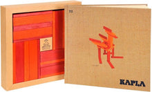 Afbeelding in Gallery-weergave laden, Kapla boek en kleuren 40 plankjes - Rood en oranje
