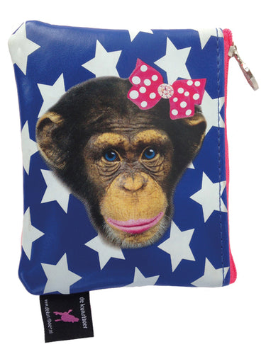 De Kunstboer KBMP004 portemonnee Monkey Aap