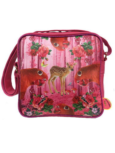 De Kunstboer KBSB023 Squarebag tas Bambi roze