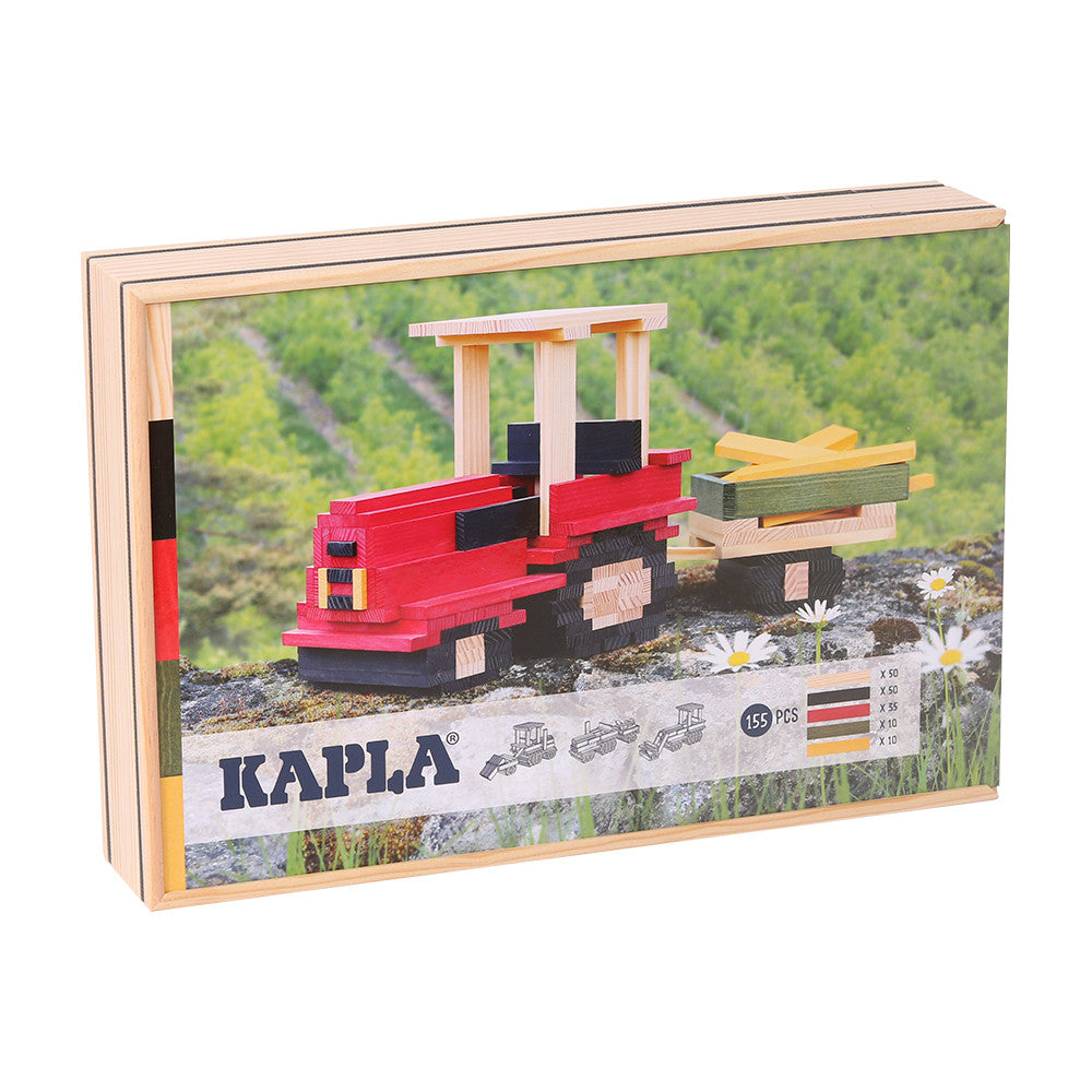Kapla koffer bouwset Traktor 155 plankjes