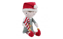 Afbeelding in Gallery-weergave laden, Little Dutch knuffelpop Jim Kerstmis 35 cm - LD4539
