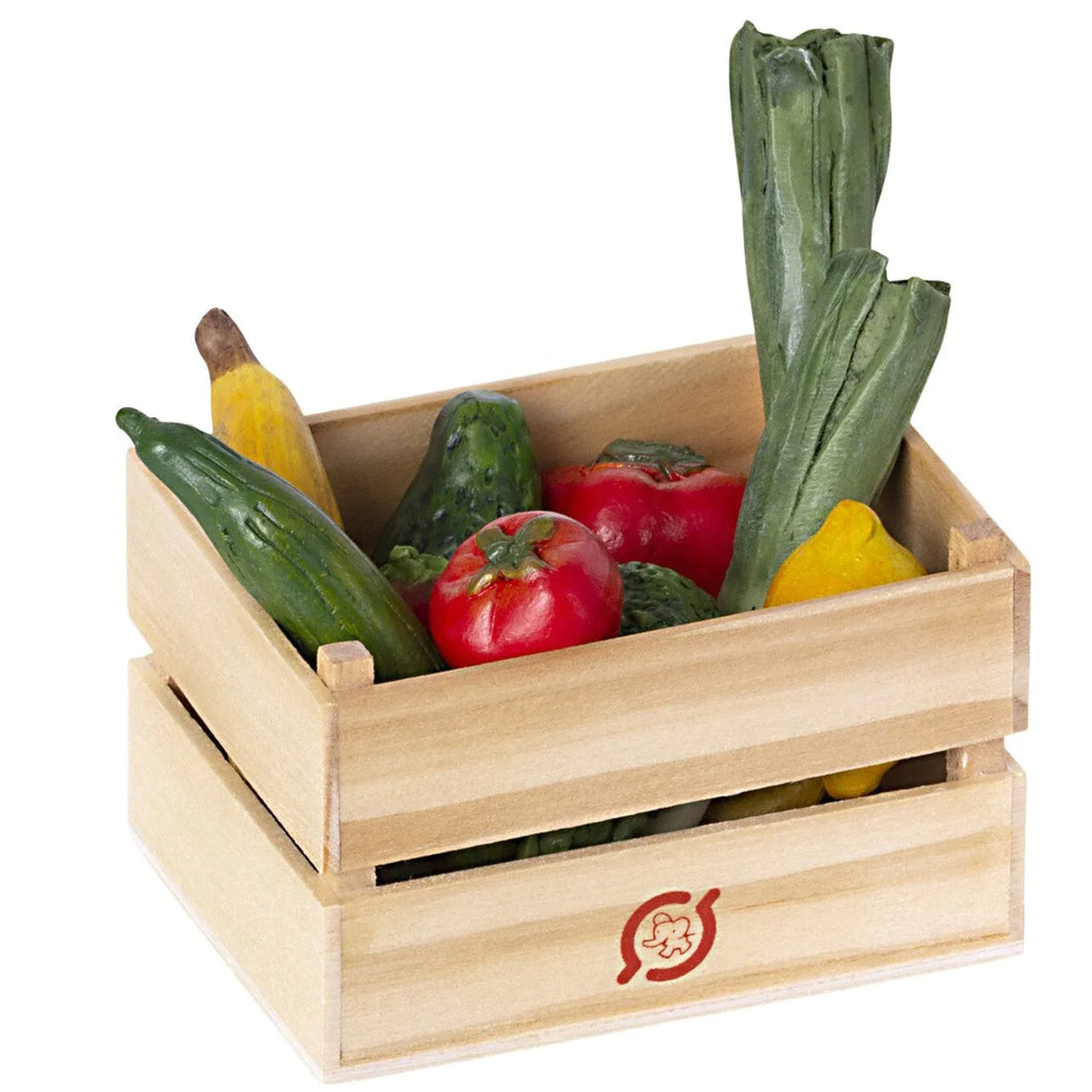 Maileg houten krat met groenten en fruit 11-1307-00