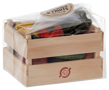 Afbeelding in Gallery-weergave laden, Maileg houten krat met groenten en fruit 11-1307-00
