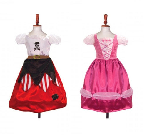 Travis Designs PPR2 Prinses & Piraat omkeerbare jurk 2-3 jaar