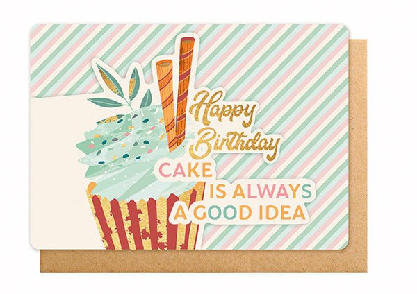Enfant Terrible [PS4507] HAPPY BIRTHDAY - CAKE IS ALWAYS A GOOD IDEA