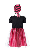 Afbeelding in Gallery-weergave laden, Rose &amp; Romeo verkleedjurk Angelica Piratenmeisje met bandana, maat 5-7 jaar
