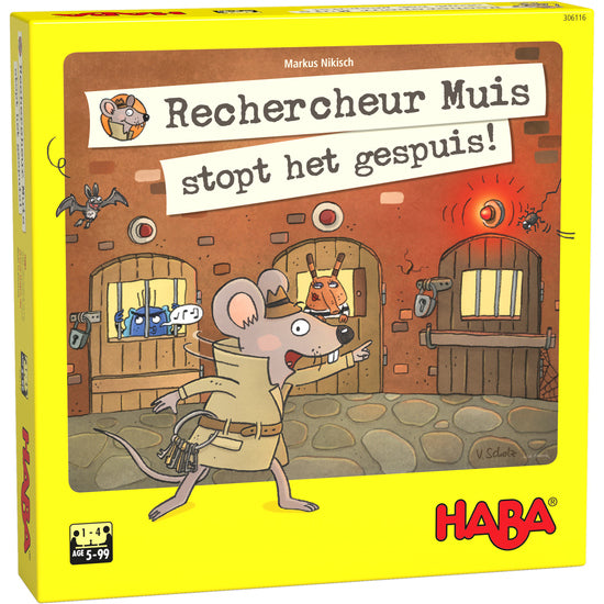 Haba spel 5+ Rechercheur Muis stopt het gespuis! - 306116