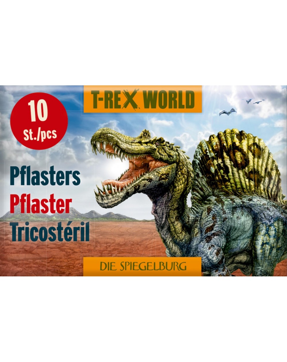 Spiegelburg T-Rex World set met 10 pleisters - 16830