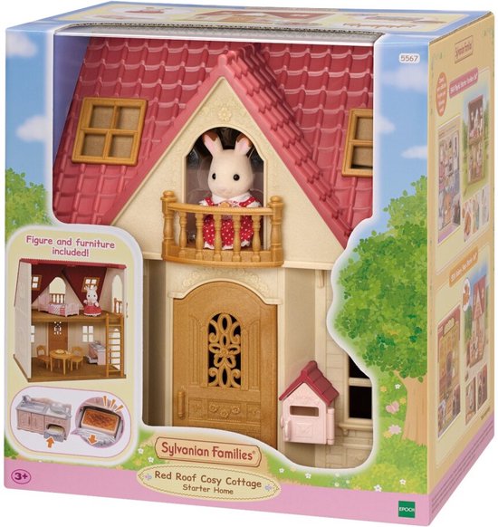 Sylvanian Families - Red Roof Cosy Cottage startershuisje - 5567
