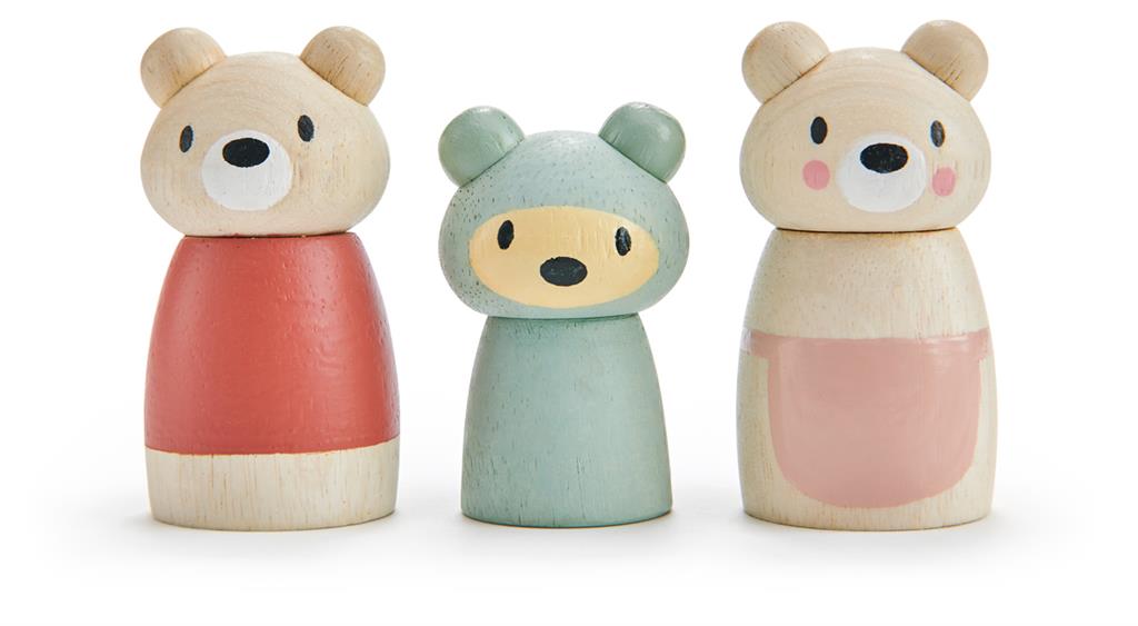 TenderLeaf Toys - Merrywood Tales family - houten speelset beren familie