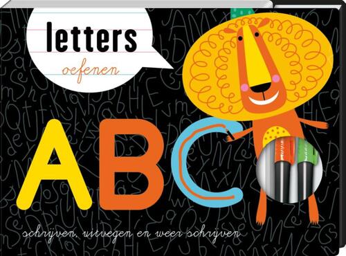 ABC letters oefenen - schrijven, uitvegen en weer schrijven