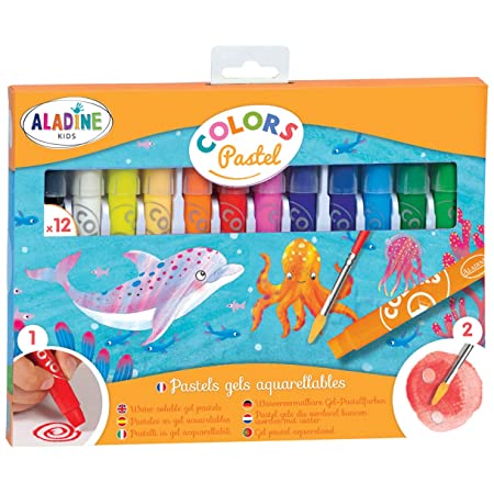 Aladine set van 12 pastel colors gels