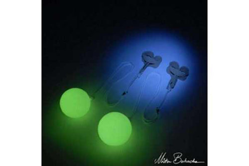 Mister Babache Comet poi Glow in the dark - wit