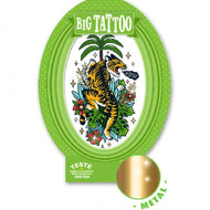 Djeco plaktattoo Big tattoo tijger metallic - DJ09506