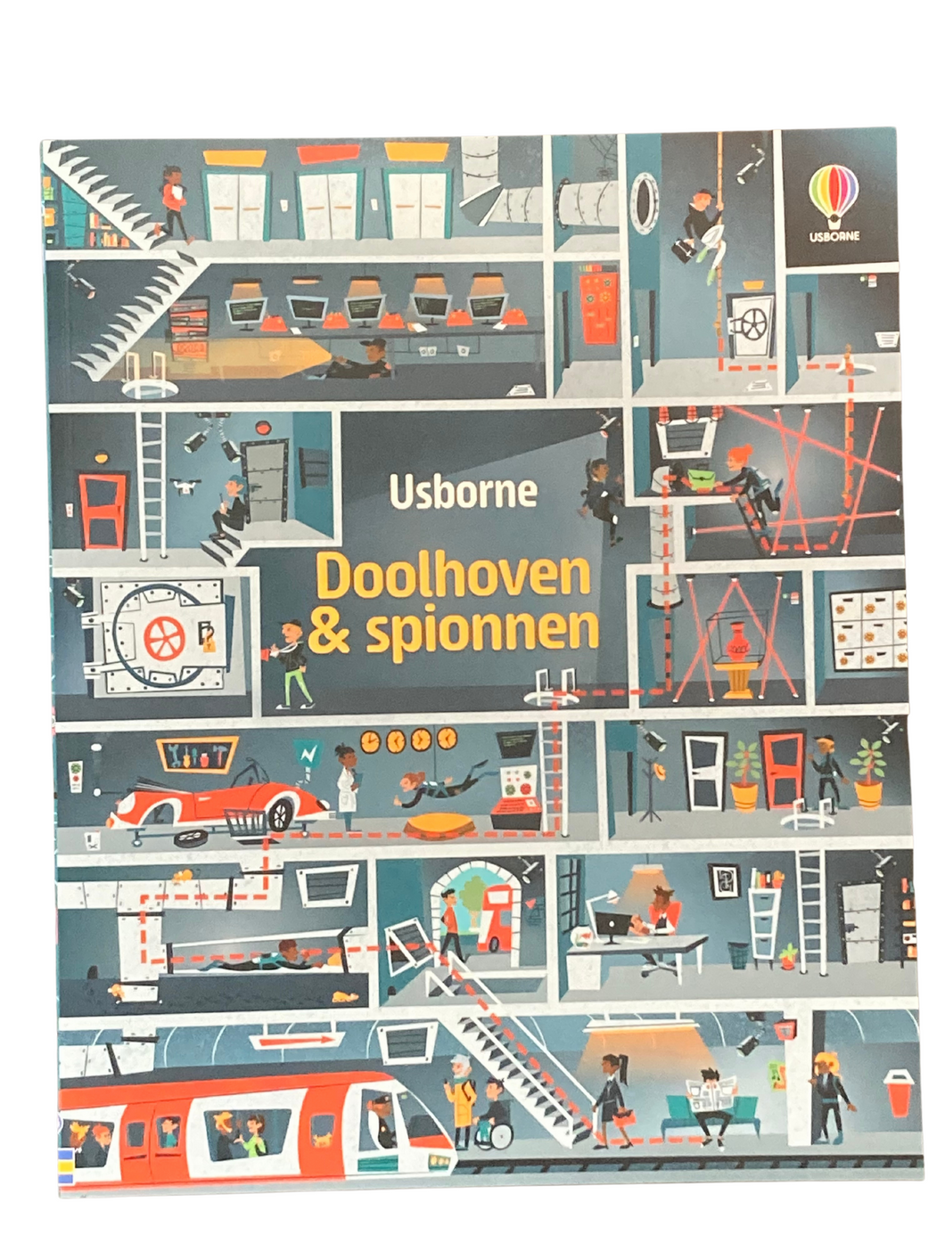 Usborne boek Doolhoven & spionnen