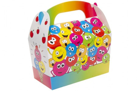 traktatiedoosje smileys 20 cm, set 12 stuks