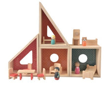 Afbeelding in Gallery-weergave laden, Egmont Toys 511063 - moduleerbaar houten poppenhuis
