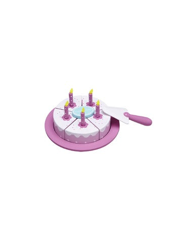 Kid's Concept 412256 houten verjaardagstaart roze