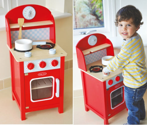 Indigo Jamm KIJ0057 Mini Cooker - fornuis keukentje rood