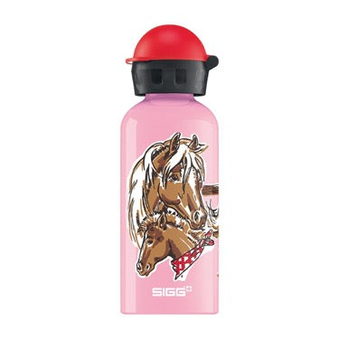 Sigg 8625.60 drinkfles met sportdop 0,4L Let's run - paarden