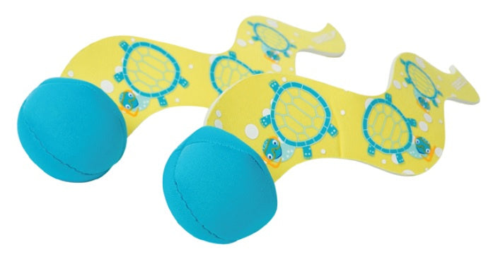 Speedo duikballen Turtle junior polyester geel/blauw 2 stuks