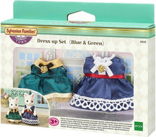 Afbeelding in Gallery-weergave laden, Sylvanian Families - Town Series Dress Up Set Blue &amp; Green - 6021
