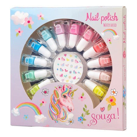 Souza for Kids 105265 Nagellak cadeauset 12 kleuren + nagel stic
