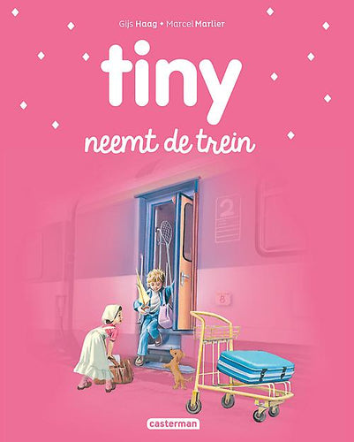 Casterman nr28 boek Tiny neemt de trein