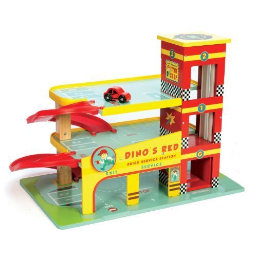 Le Toy Van Dino's Red Garage - TV450